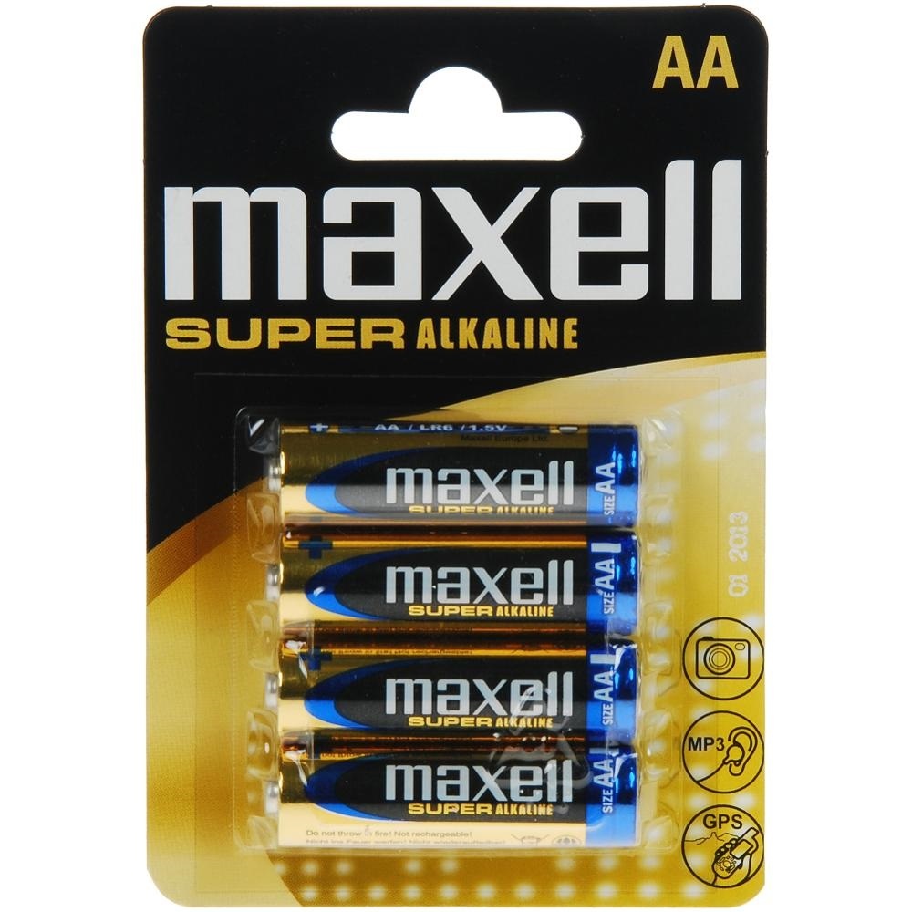 Baterie Maxell Super Alkaline - baterie tužková AA / 4ks